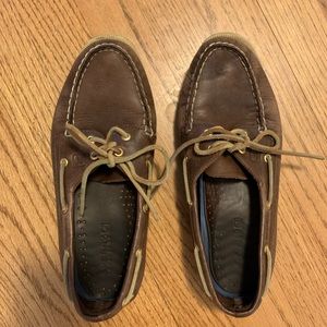Women’s Sperry in dark brown size 8.5